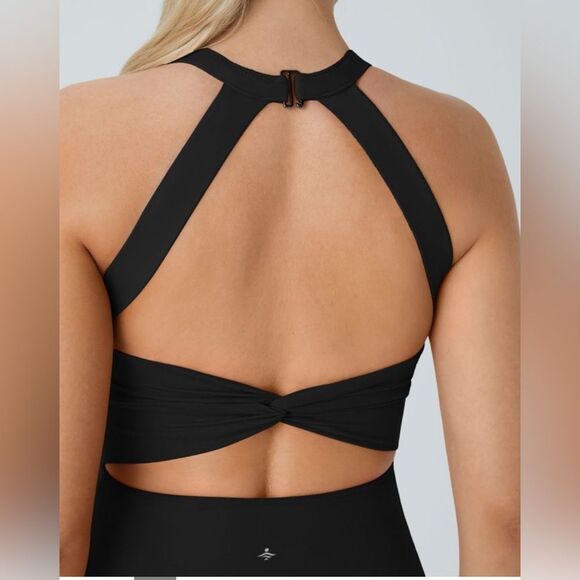 Halara Backless Twisted Active Dress black size MEDIUM - Picture 4 of 5